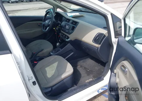 2014 Kia Rio Lx z USA, uszkodzony, nr VIN KNADM4A36E6349087